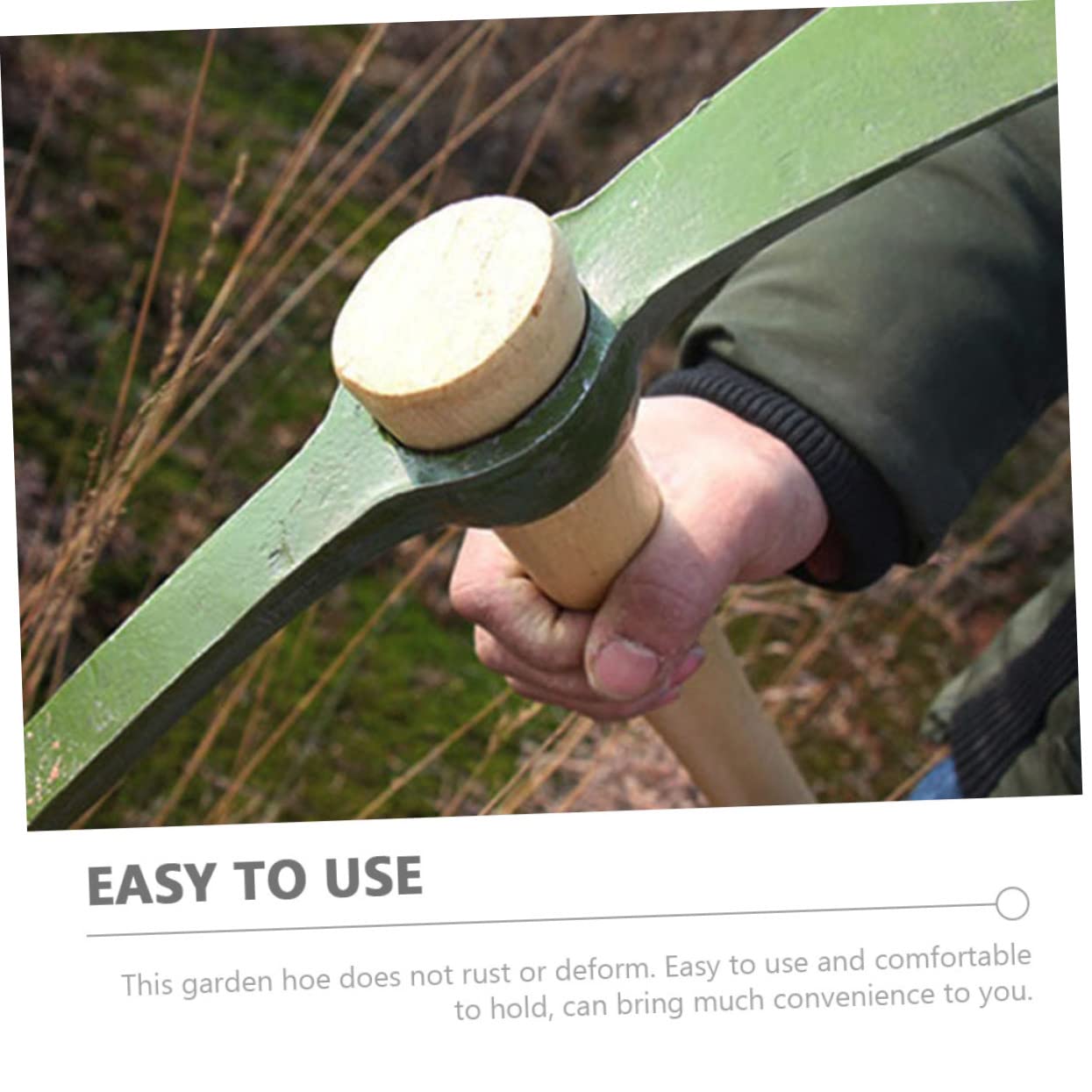 Yardwe 3 Piezas Selección De Jardín Azada De Mano Olla De Caldo Sostuvo Azadas Azada De Herramienta De Jardín Equipo De Jardinería Rastrillo Calabacín Pala Arado Planta Madera
