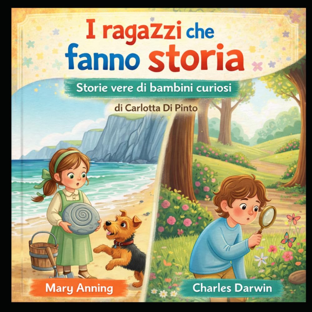 Mary Anning e Charles Darwin: Storie vere di bambini curiosi
