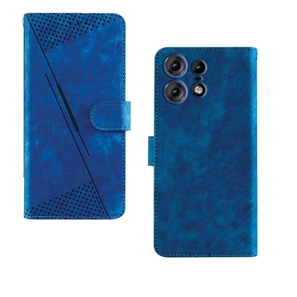 Inktree Motorola Moto Edge 50 Pro 5G Flip Cover | with Built in RFID Blocking Material | Card Pockets Wallet & Stand | Flip Cover for Motorola Moto Edge 50 Pro 5G - Royal Blue (B0D2B2CNXS) Amazon Price History, Amazon Price Tracker