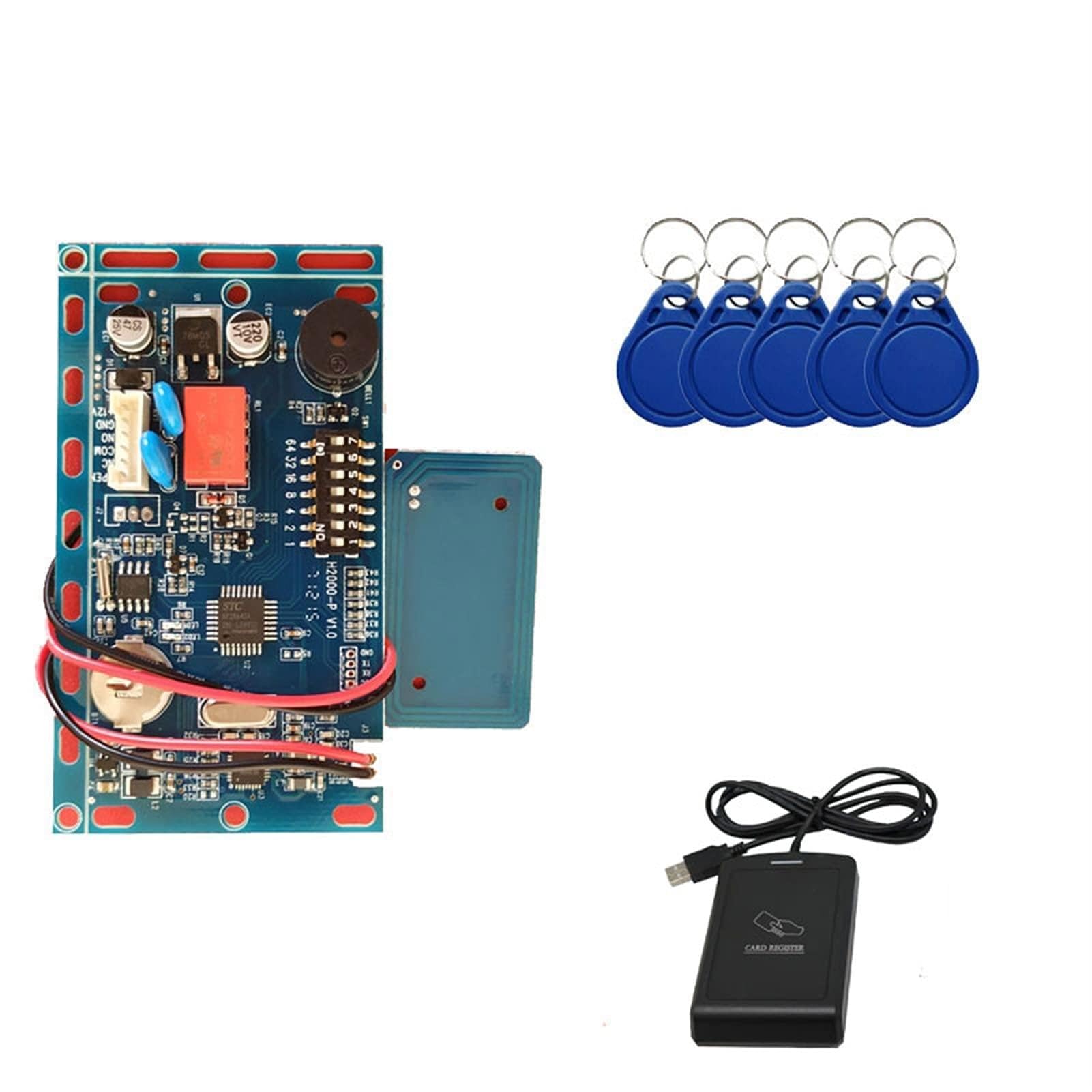 Kit apricancello automatico RFID. porta IC incorporato Access Control può limitata peirod o utente volte citofono di controllo di accesso di controllo di accesso Offline tempo(1 module and reader)