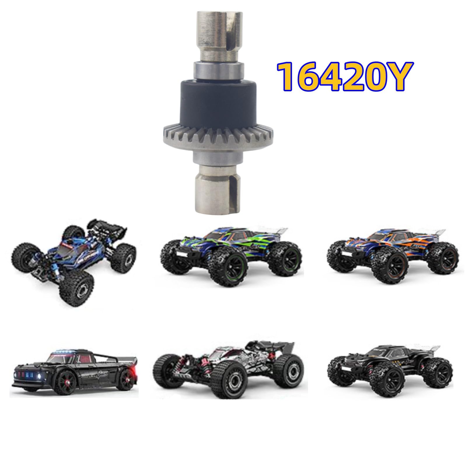 ZYGY 1 x 16420Y all-metal gear differential housing for H16E H16P H16PL H16BM 16207 H16DR H16GT 14301 JC16EP M161 RC radio controlled car upgrade accessories - Image 2