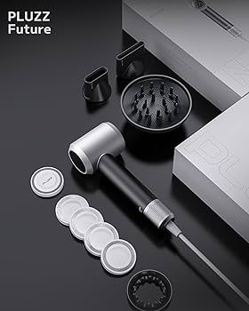 Amazon | PLUZZ Future 大風量ドライヤー 1.8インチタッチスクリーン