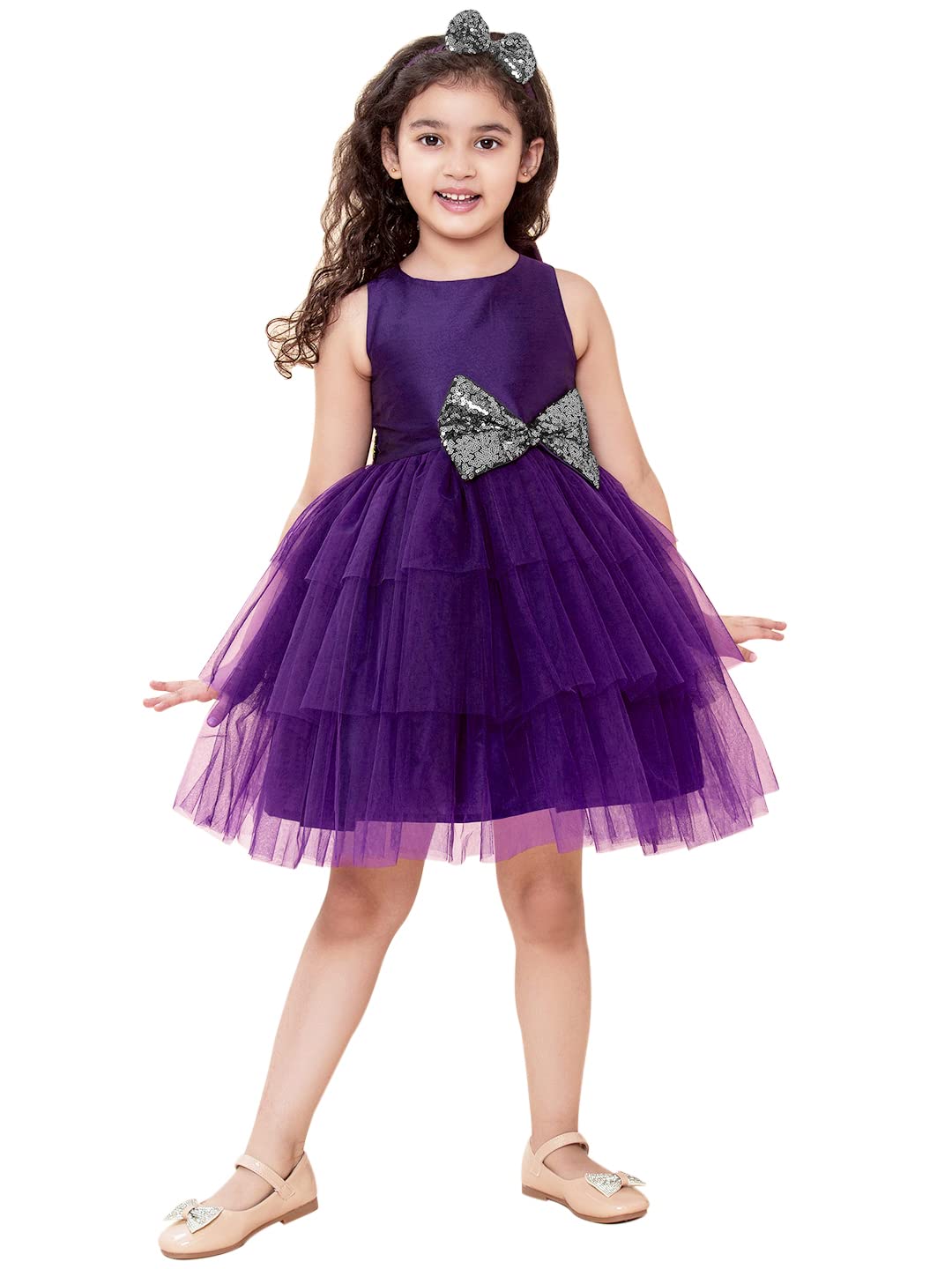 A.T.U.N. (ALL THINGS UBER NICE) Girls Keyhole Party Dress A.T.U.N. (ALL THINGS UBER NICE) Girls Keyhole Party Dress