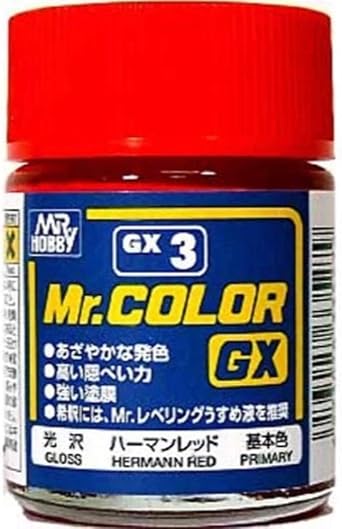 GSI Creos GX3 GX Gloss Red 18ml, GSI Mr. Color