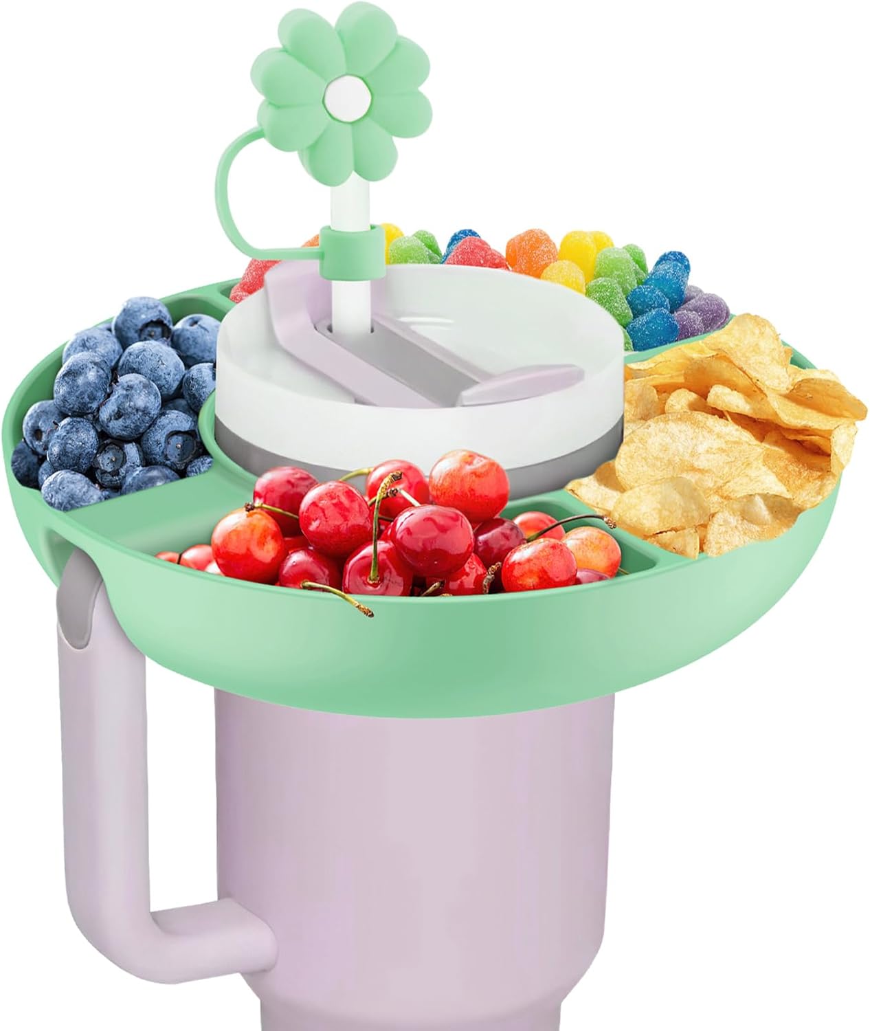 ieesspd Snack Bowl for Stanley Cup, Snack Tray Compatible