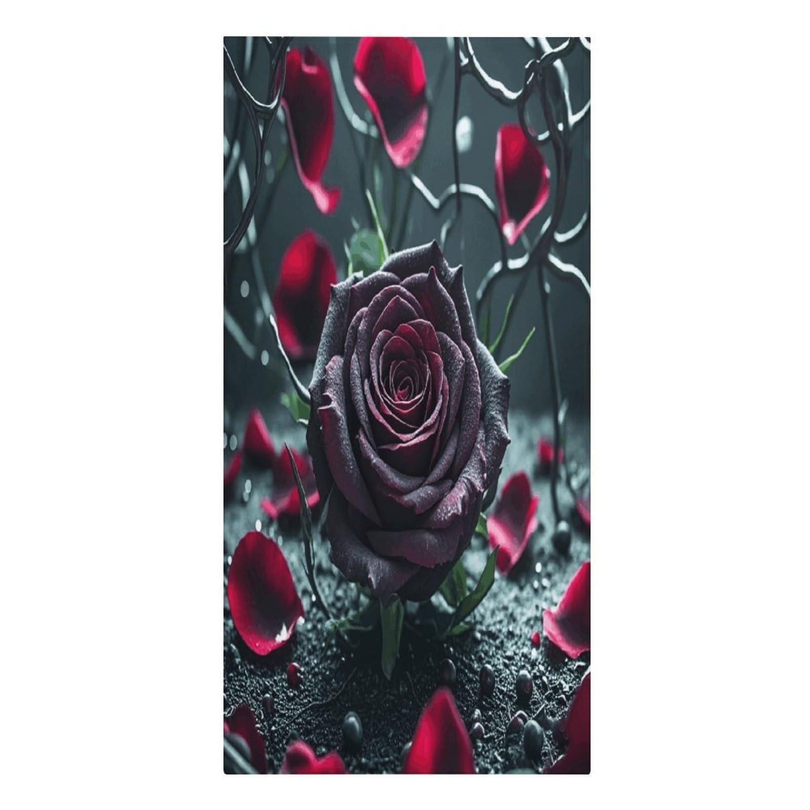 VstaDank Rose Beach Towel Vacation Essentials Sand Free Soft Quick Dry Swim Towels 61"x30" Modern Extra Large Towels Lightweight Microfiber Beach Towel for Swimming Pool