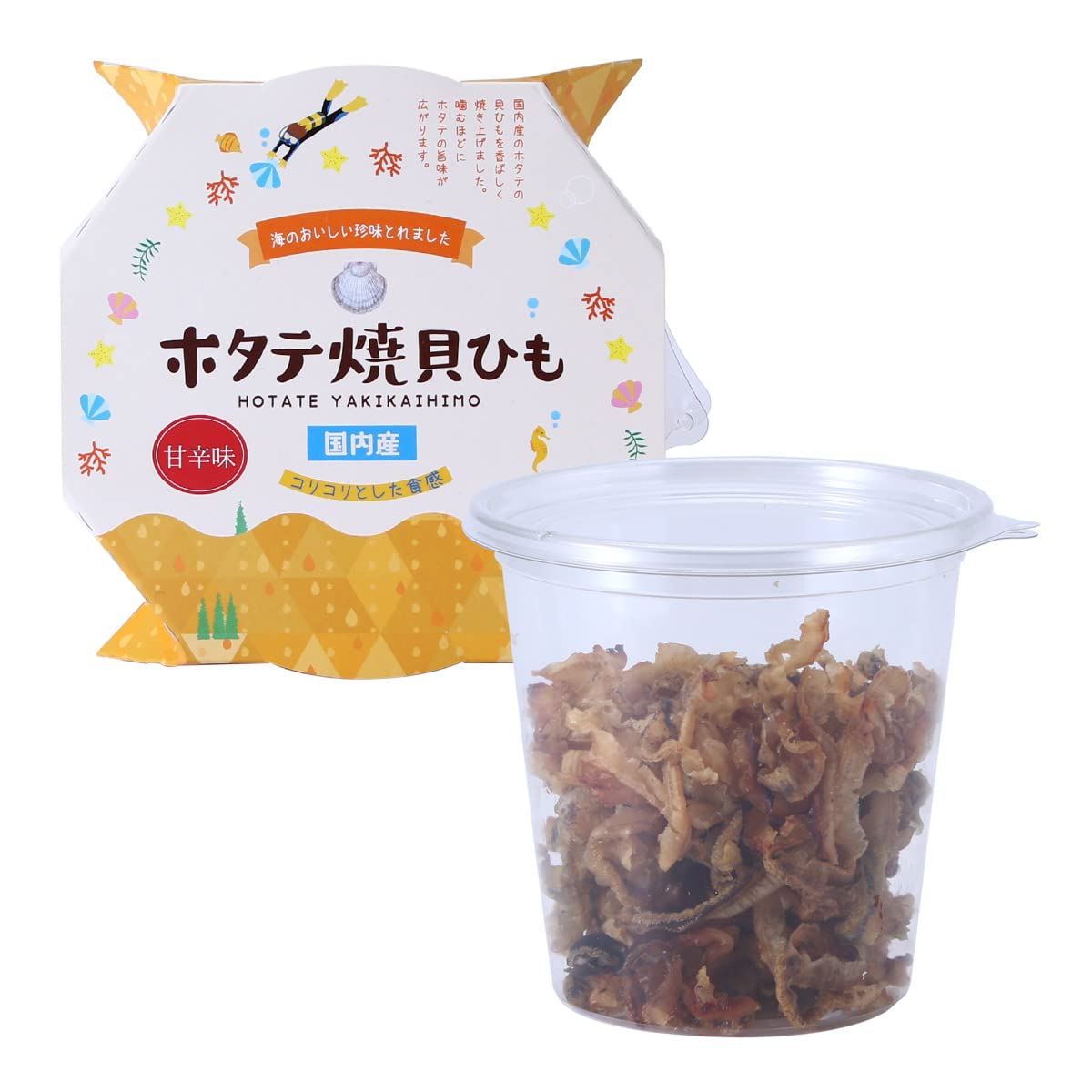 Amazon | ヤマサキ珍味 ほたて焼貝ひも スリーブ 120g ×3個 | ヤマザキ