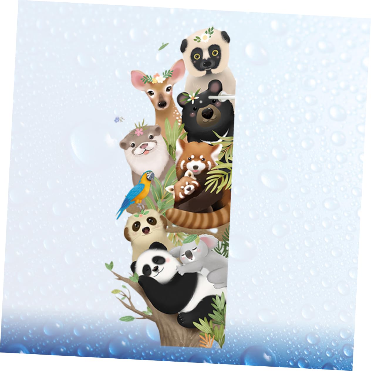 Uonlytech 3pezzi Sticker Murale Animali Creativi Adesivi Rimovibili Per Decorazione Camera e Salotto Facile Da Applicare Adatto Superfici Lisce Resistente