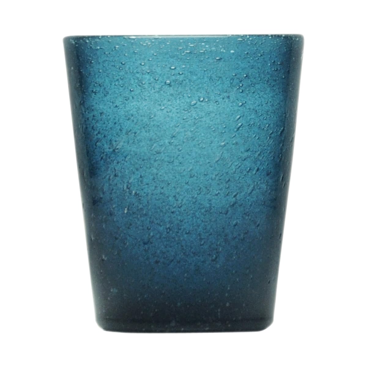 Memento Lot de 6 verres en verre poulie sans pied Deep Blue
