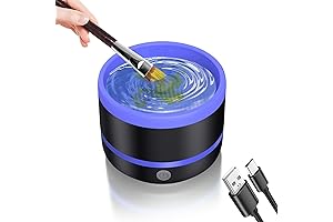 Electric Paint Brush Cleaner Rinse Cup - The Ultimate Brush Cleaning Solution for Artists