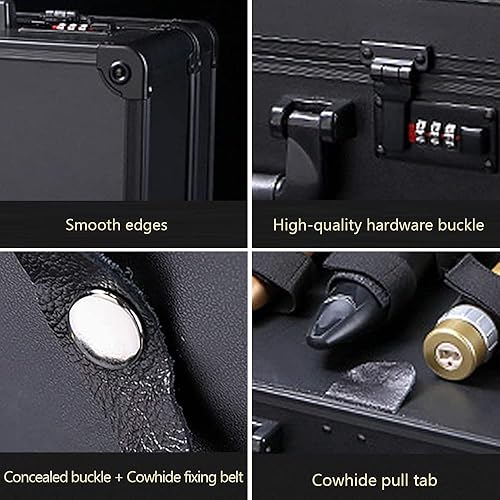 Miniatura 5 de CNCEST Estuche de transporte de peluquería, kit de herramientas de peluquería grande de belleza, estuche de transporte portátil para peluquero para