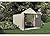 Suncast 8' x 10' Heavy-Duty Resin Tremont Storage Shed, Sand