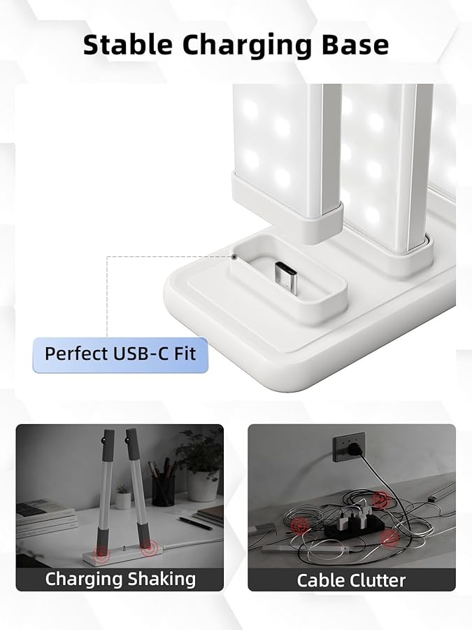 EZVALO 6 Pack LED Under Cabinet Lights Wireless with Charging Station, 8 inch Motion Sensor Light Indoor, 1100mAh Rechargeable, 3 Color Temperatures, Dimmable Closet Lights for Pantry, Hallway, Stair - image 6