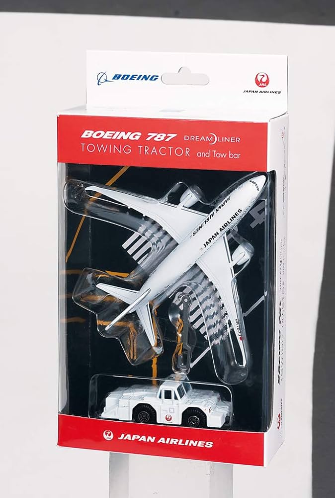 Amazon | ダイキャストセットJAL 飛行機＆トーイングトラクター