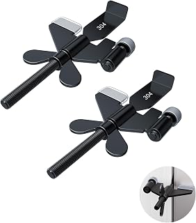 2 Pack Adjustable Portable Door Lock, Hotel Door Locks for Travelers Security, Prevent Unauthorized Entry, Door Stoppers Security for Travel Bedrooms Airbnb Dorm Apartment (2 Pieces)