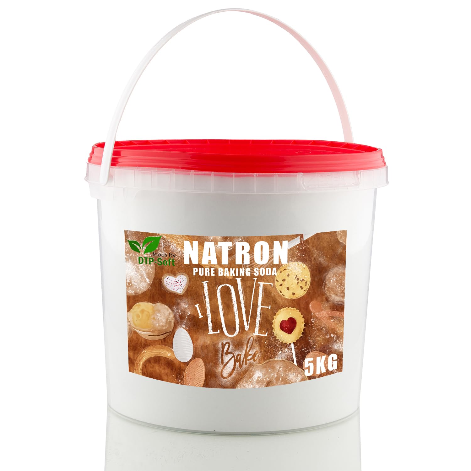 Natriumhydrogencarbonat Baking Soda Natriumsalz| Natron E500 in Eimer TOP (5kg)