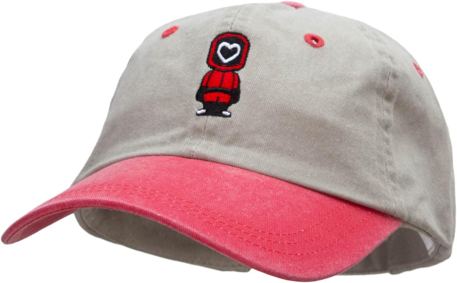 Heart Games Embroidered Pigment Dyed Wash Caps