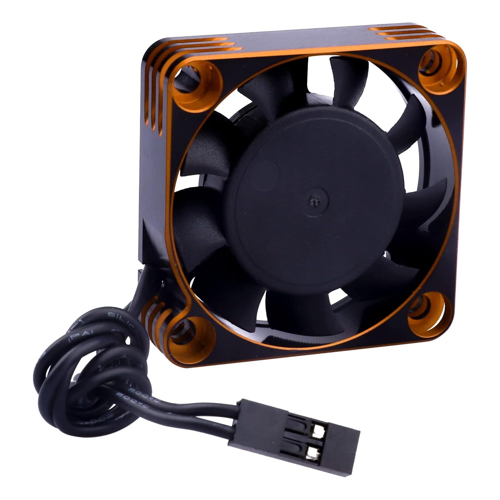 RC Car Motor Cooling Fan Heatsink 16000RPM Gold