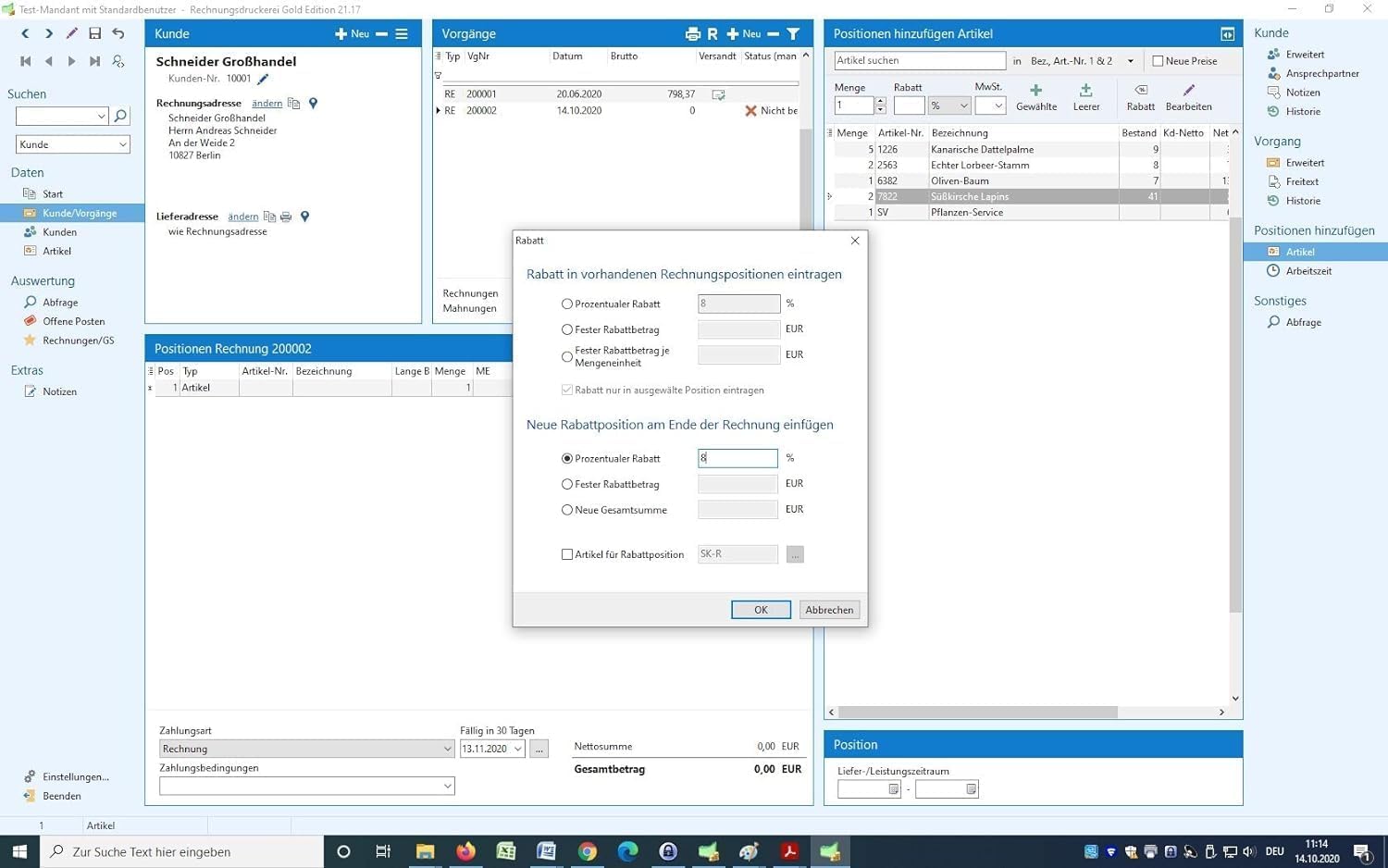Rechnungsdruckerei 2025 PRO - Rechnungen, Lieferscheine, Angebote schreiben - kompatibel mit Windows 11, 10, 8.1, 7