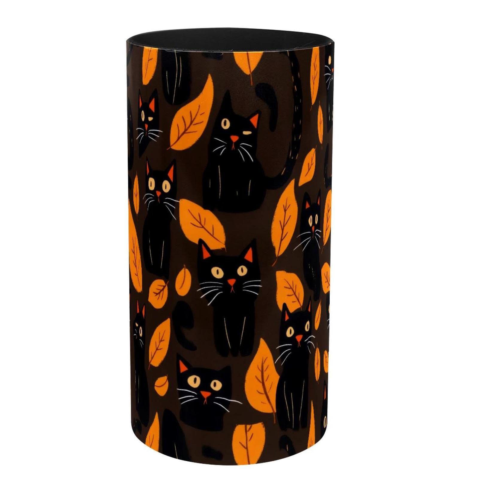 Pot à crayons chat noir pour ranger vos fournitures de bureau à la maison
