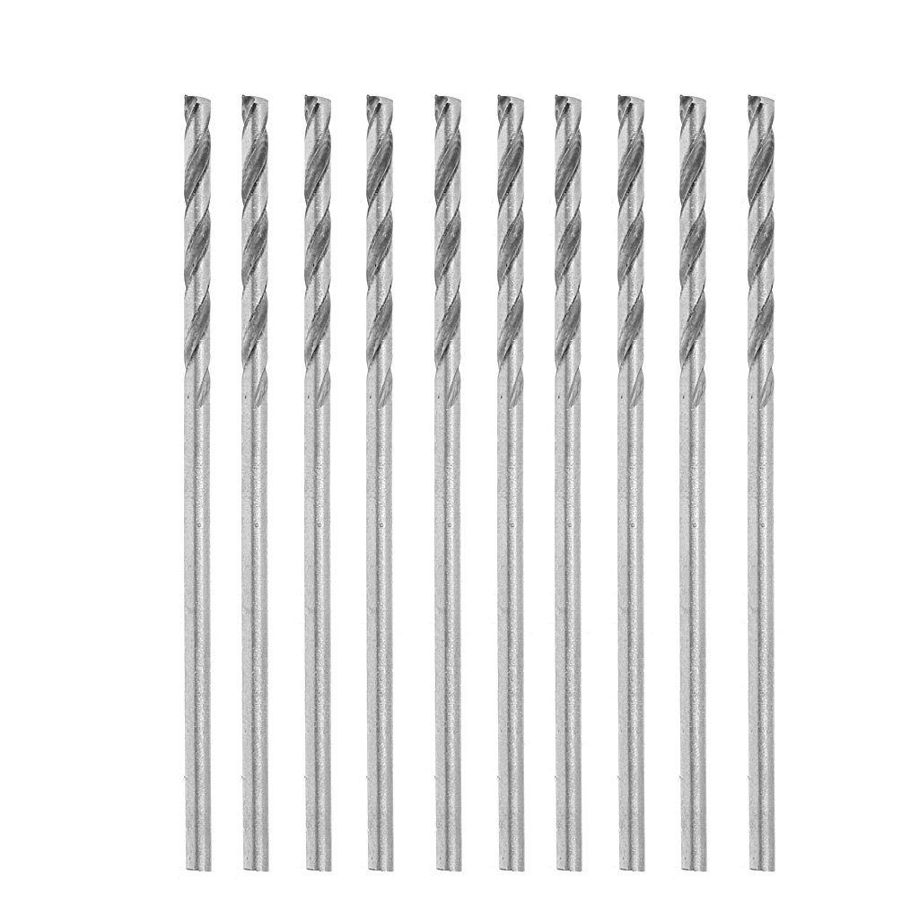 Multifunction 10 Pcs Tiny HSS 0.8mm Straight Shank Twist Drilling Bit