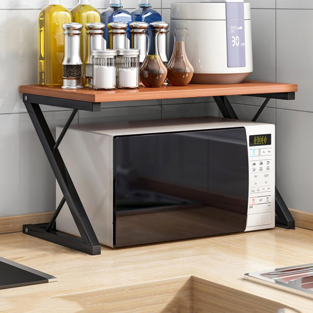 Étagère de Rangement de Cuisine pour Micro-Ondes et Organisation du Comptoir