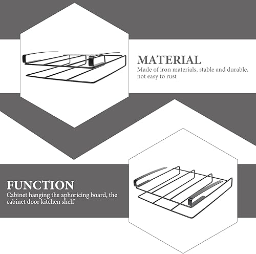 Miniatura 5 de UPKOCH Soporte para tabla de cortar colgante, soporte de metal, soporte para utensilios de cocina, soporte para utensilios de cocina, estante para