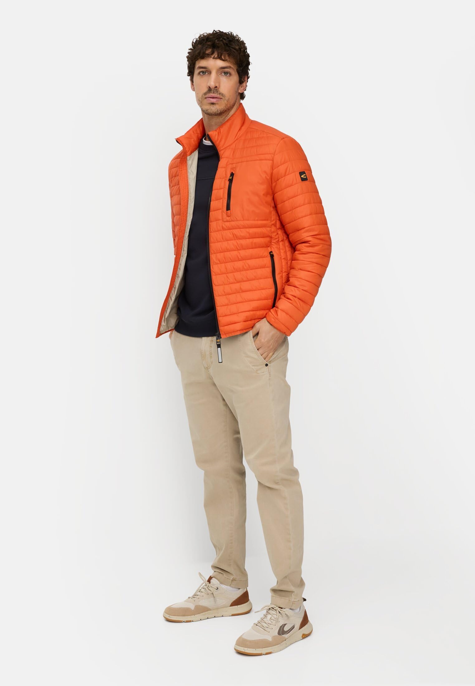 camel active Herren Blouson mit Stehkragen
