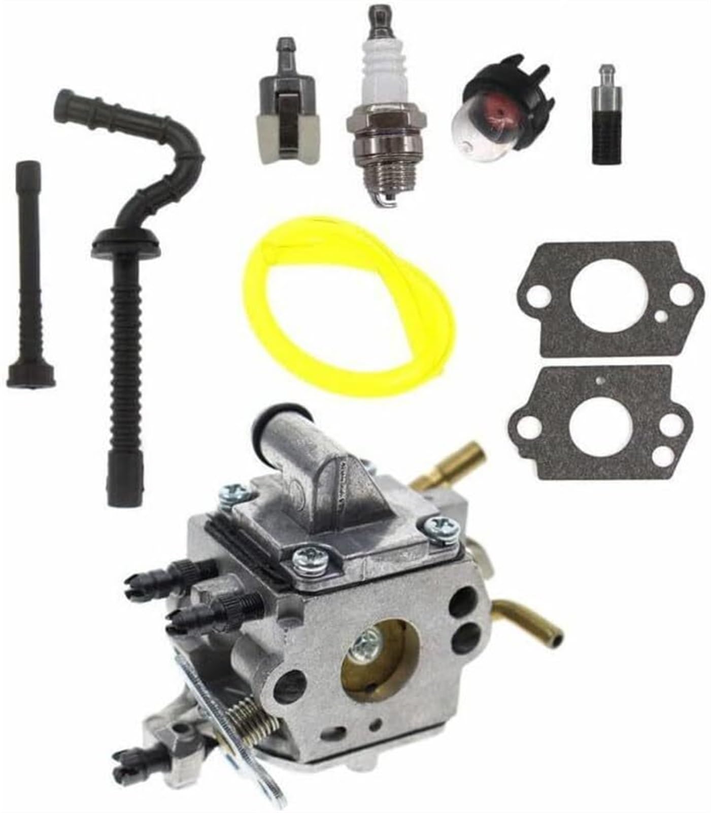 Genérico Carburador para Piezas de Motor para Motosierra para Stihl MS192 MS192T MS192TC para Zama C1Q-S258 Manguera de Combustible de carburador de Repuesto carburador de desbrozadora