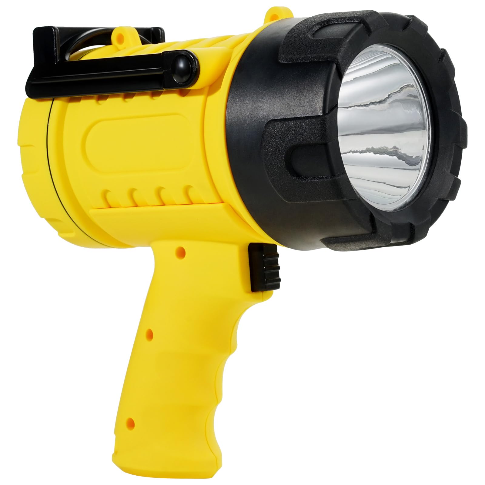 VEVOR Lampe Torche LED Ultra Puissante, 1000000 lm, Lampe de Poche Rechargeable Portable Étanche IP67 avec 4 Modes, Objectif Amovible, Port USB, pour Chasse, Bateau, Camping, Spéléologie, Extérieur