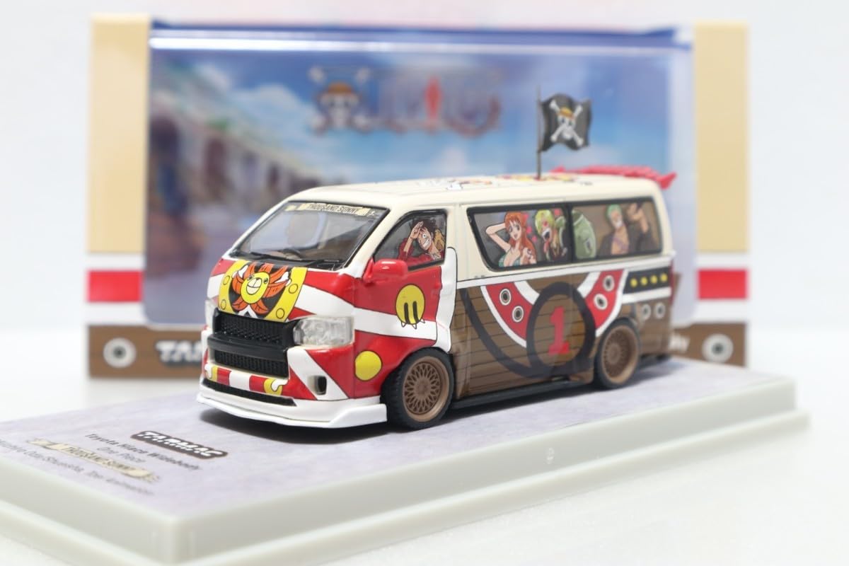 Amazon | Tarmac 1/64 ワンピース ミニカー ハイエース ワイドボディ