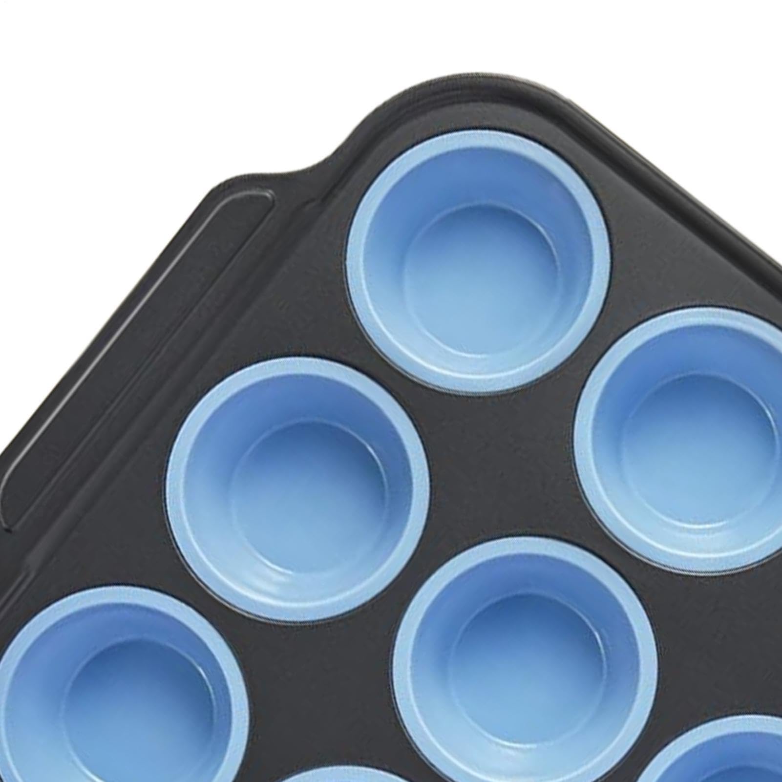 Molde para muffins Bandeja De Silicona Antiadherente Portátil Y Fácil Con | Bandeja Para Hornear Cupcakes para cocina hogar mesa comedor mujeres hombres familia
