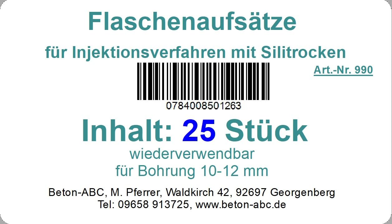 Horizontalsperre Behälter 0,5 L Injektionsflaschen leer 25 St. wieder verwendbar