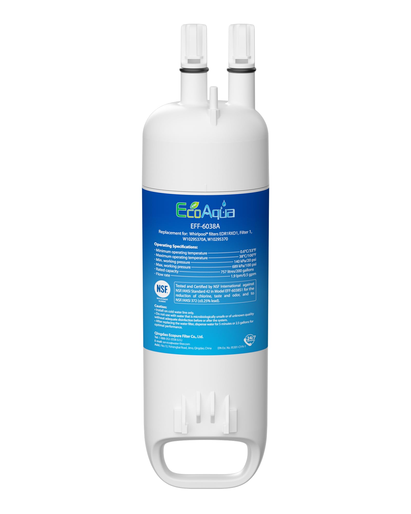 Amazon.com: EcoAqua W10295370A Refrigerator Water Filter