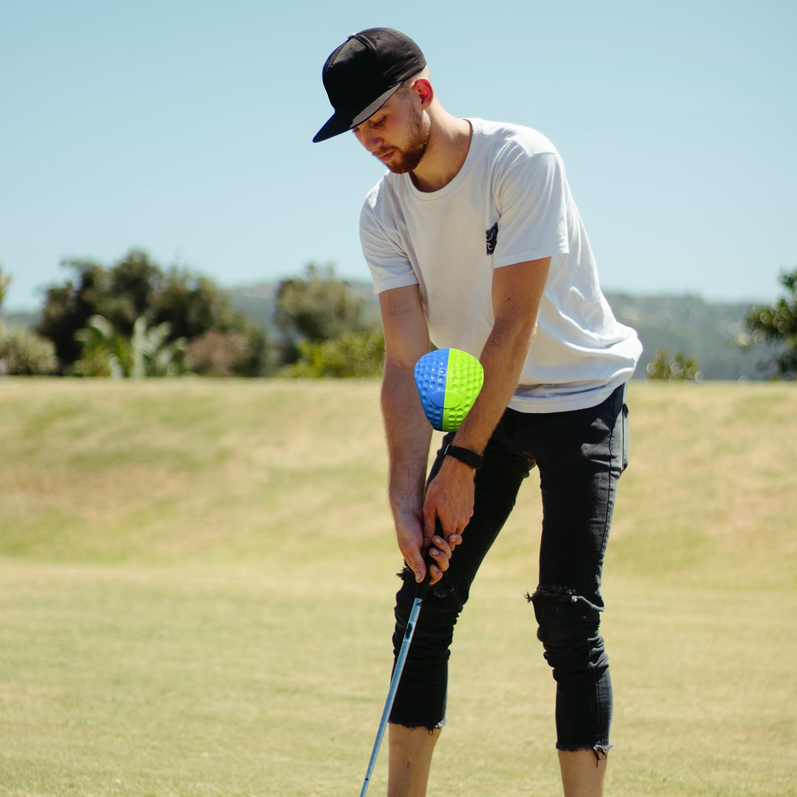 Allenatore di Swing da Golf, Attrezzi per Allenamento Golf, Pallina per Swing