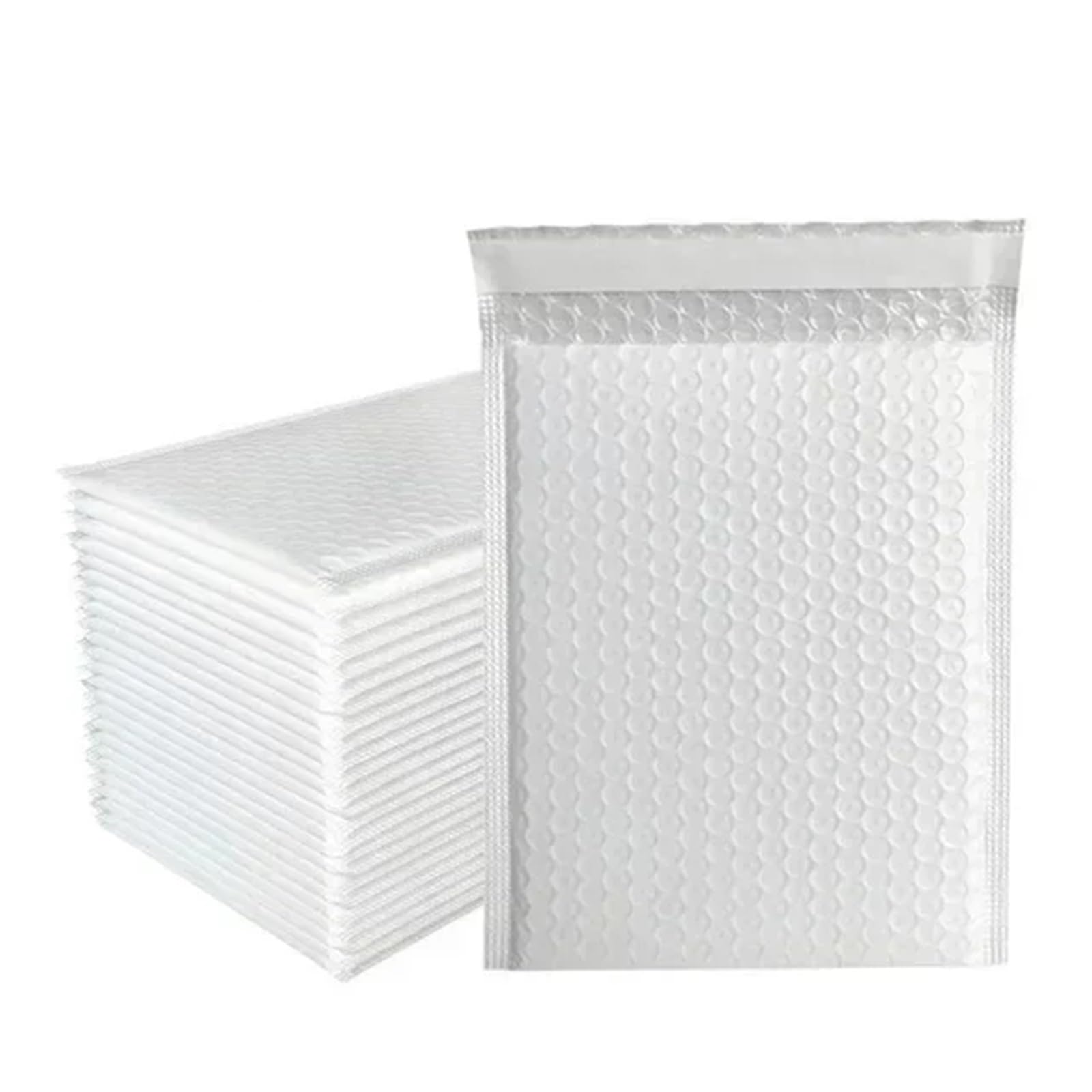50 piezas embalaje de burbujas multicolor, sobre | Paquetes de envío por correo, acolchado for bolsas autoselladas(WHITE,18*23cm)