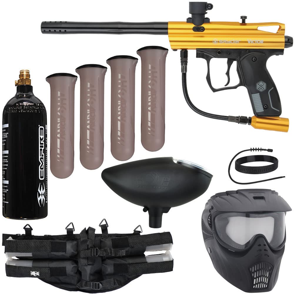 Action Village Kingman Spyder Epic Paintball Gun Package Kit (Victor)