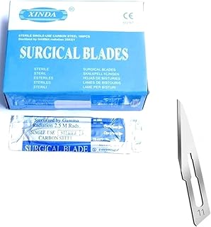 TeckMed #11 440 Stainless Steel Sterilized Scalpel Blades (100 PC.) - BL-11S440