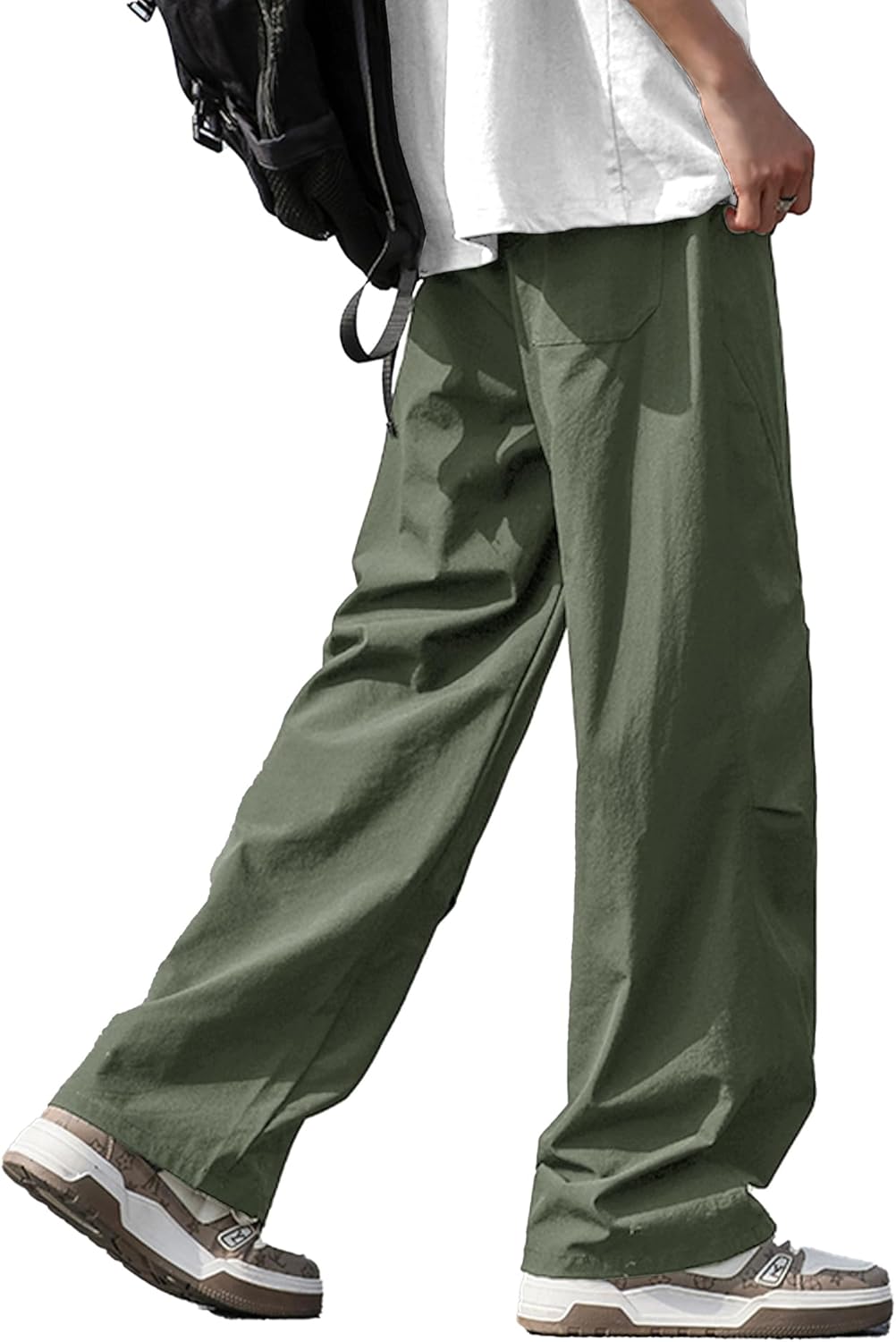 Kisswow Womens Cargo Pants Streetwear Women Y2k Bottoms Track Parachute Pants Woman Lightweight Cute Joggers for Women - Image 2