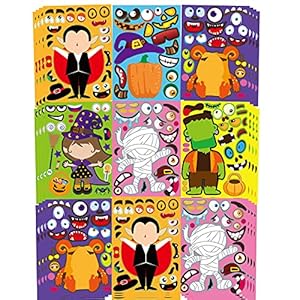 Oumuamua 42 Stück Halloween Aufkleber Set Kinder