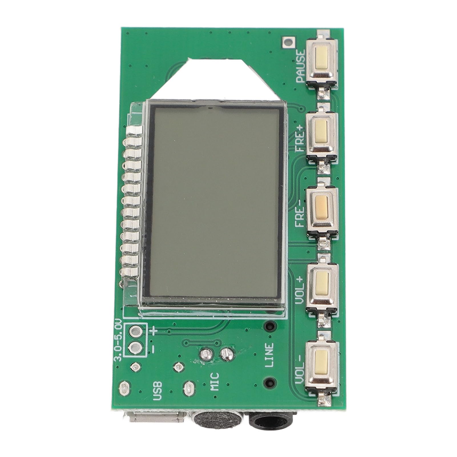 Cordless Transmitter Receiver Module Kit, FM Cordless Transmitter Module, Professional High Sensitivity Digital Sound Mic Development Board for Radio Station Sound Transmitting