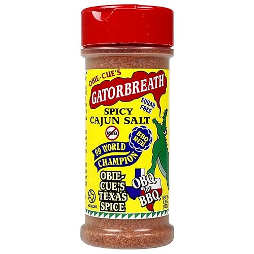 Obie-Cue's Texas Gatorbreath - Sal cajún picante (4.6 oz)