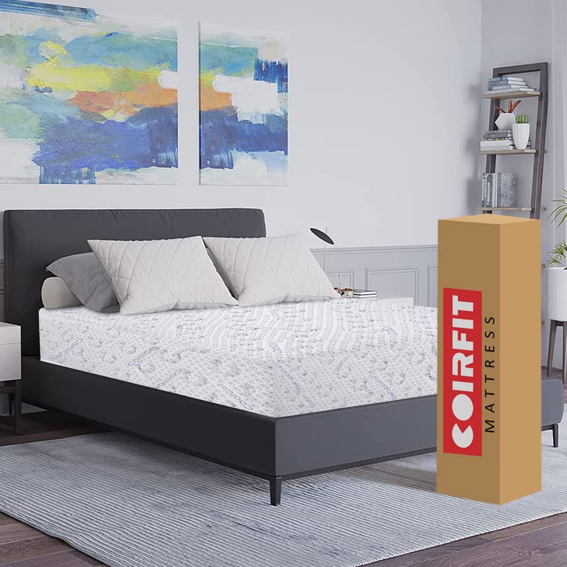 Image of Coirfit Biolife 8-inch Single Size Memory Foam Mattress (White,78X42x8)
