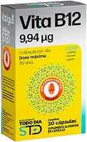 Katiguá, Vitamina B12, Dose Máxima, STD, Sem sabor, 30 Cápsulas Softgel • 30 doses, Amarelo