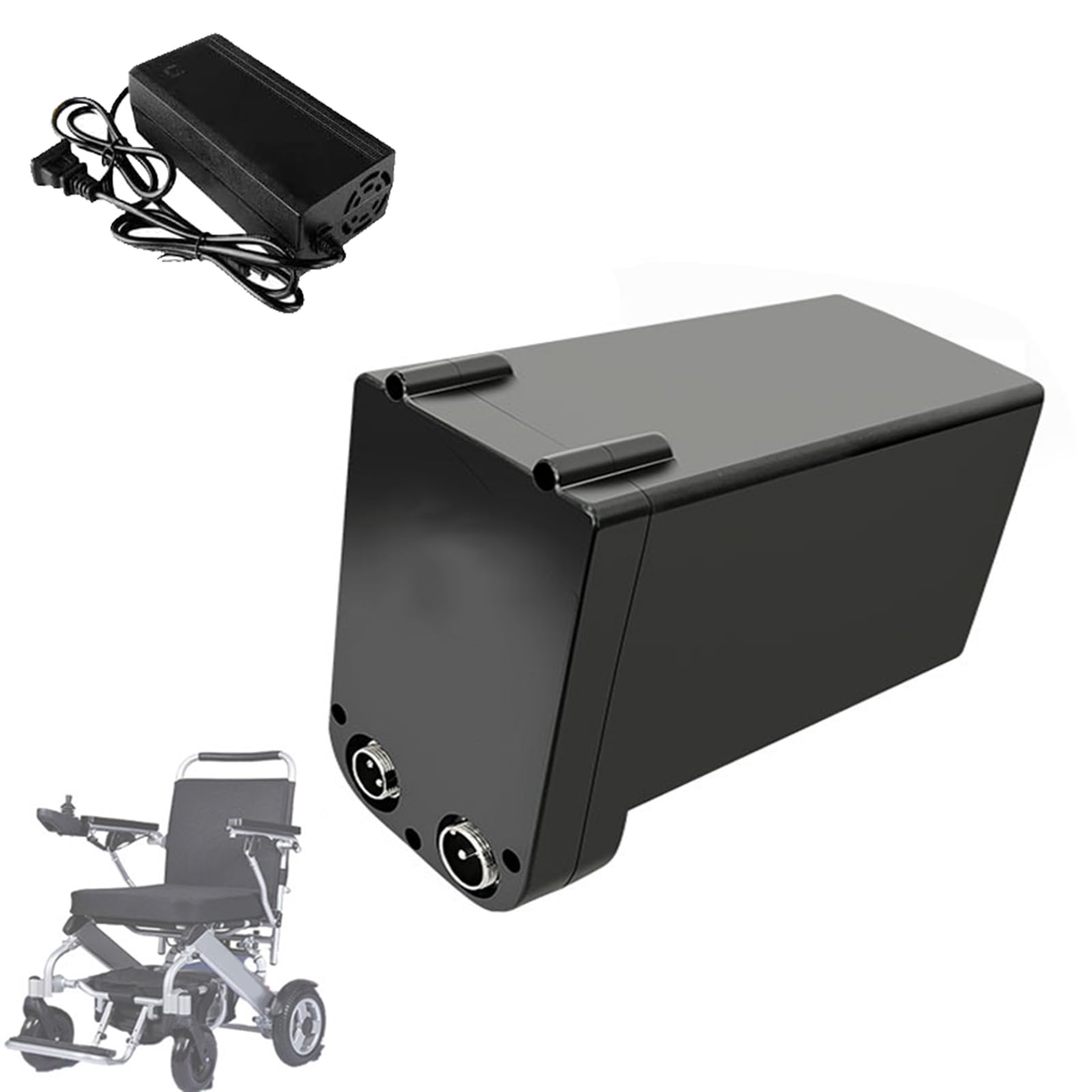 Batería de 24 V 10 Ah 12 Ah 14 Ah 8 Ah para Silla de Ruedas eléctrica. Paquete de baterías de Litio de 24 voltios para Motor de Scooter de Movilidad con Cargador.