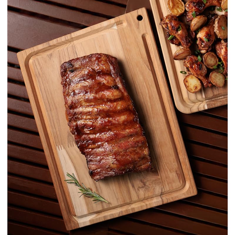 Tramontina - Tagliere Churrasco. 40 x 28 x 1,8 cm legno di teak