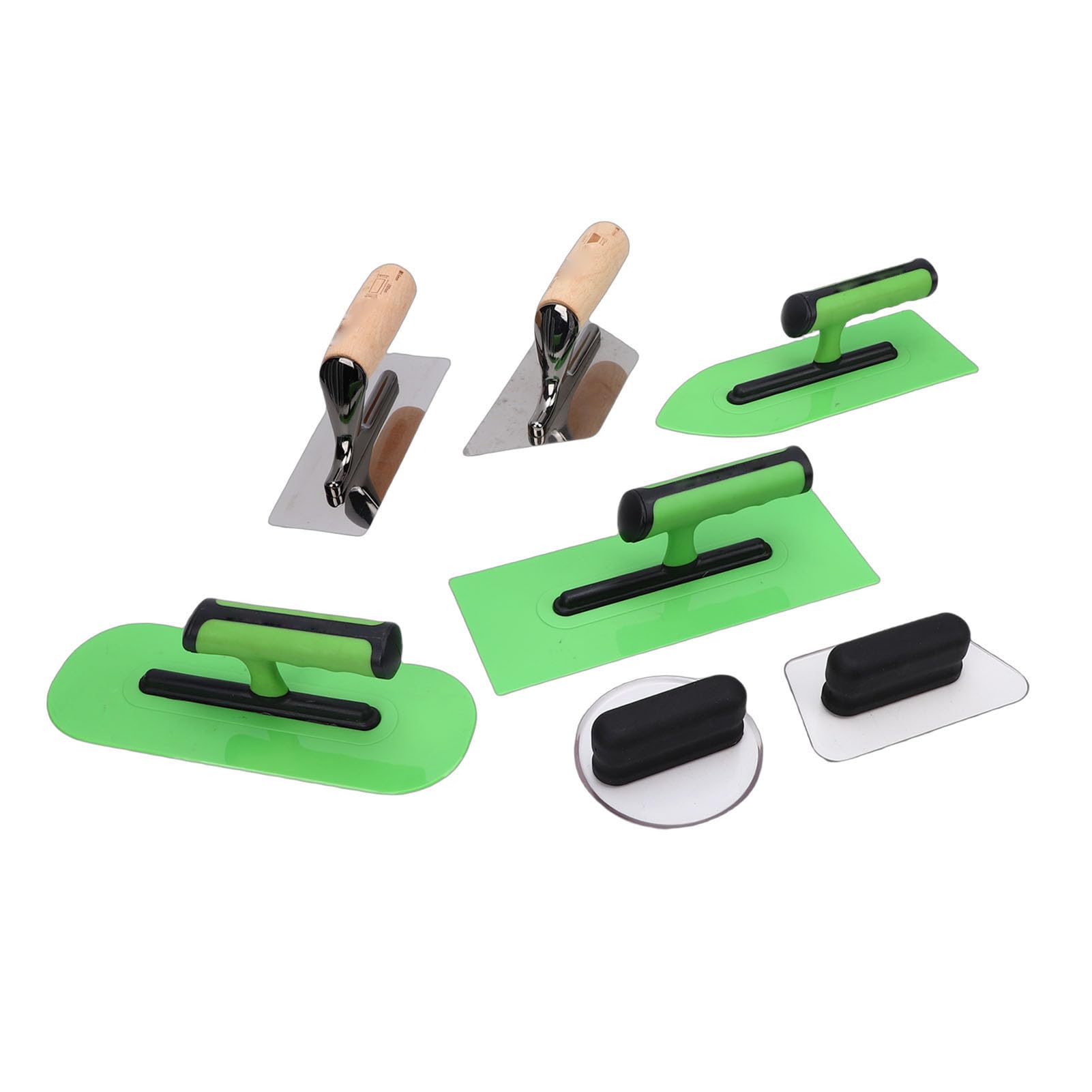 Ausla Set di Spatole per Finitura in Marmorino, Acciaio Inossidabile Lucidato con Manico Ergonomico, per Pittura su Pareti e Lavori di Muratura