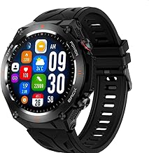 GPS Smart Watch VR87 | 1.45” HD Display | Waterproof Fitness Tracker | Bluetooth Calling | Heart Rate Monitor | Sleep Tracker | Smart Watch for Men | Sports | Android & iOS Compatible