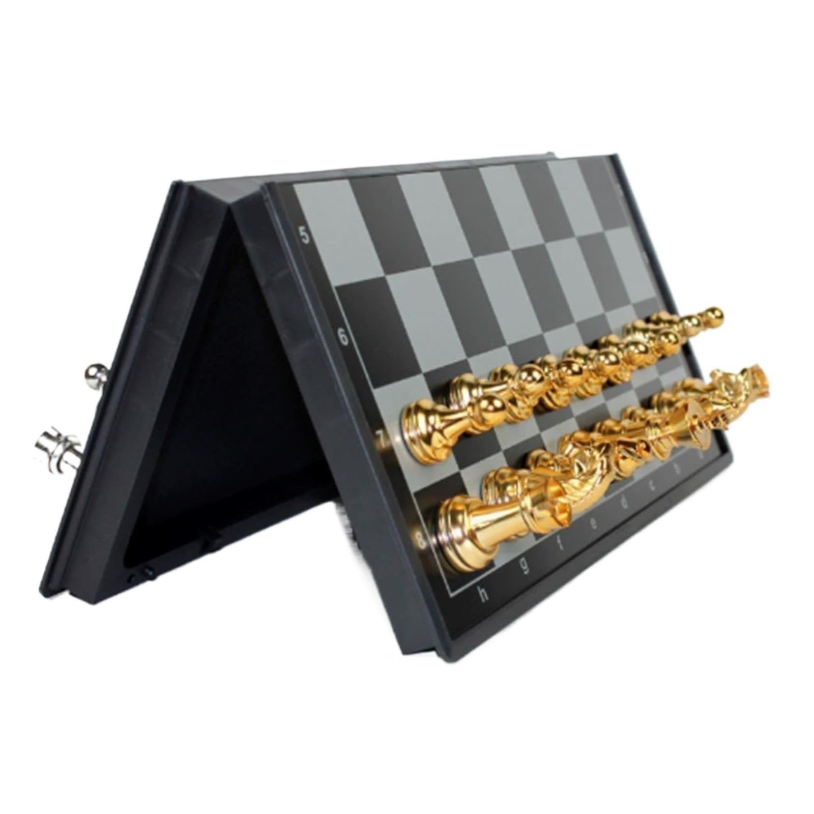 Tablero de ajedrez portátil Plegable con Staunton metálico
