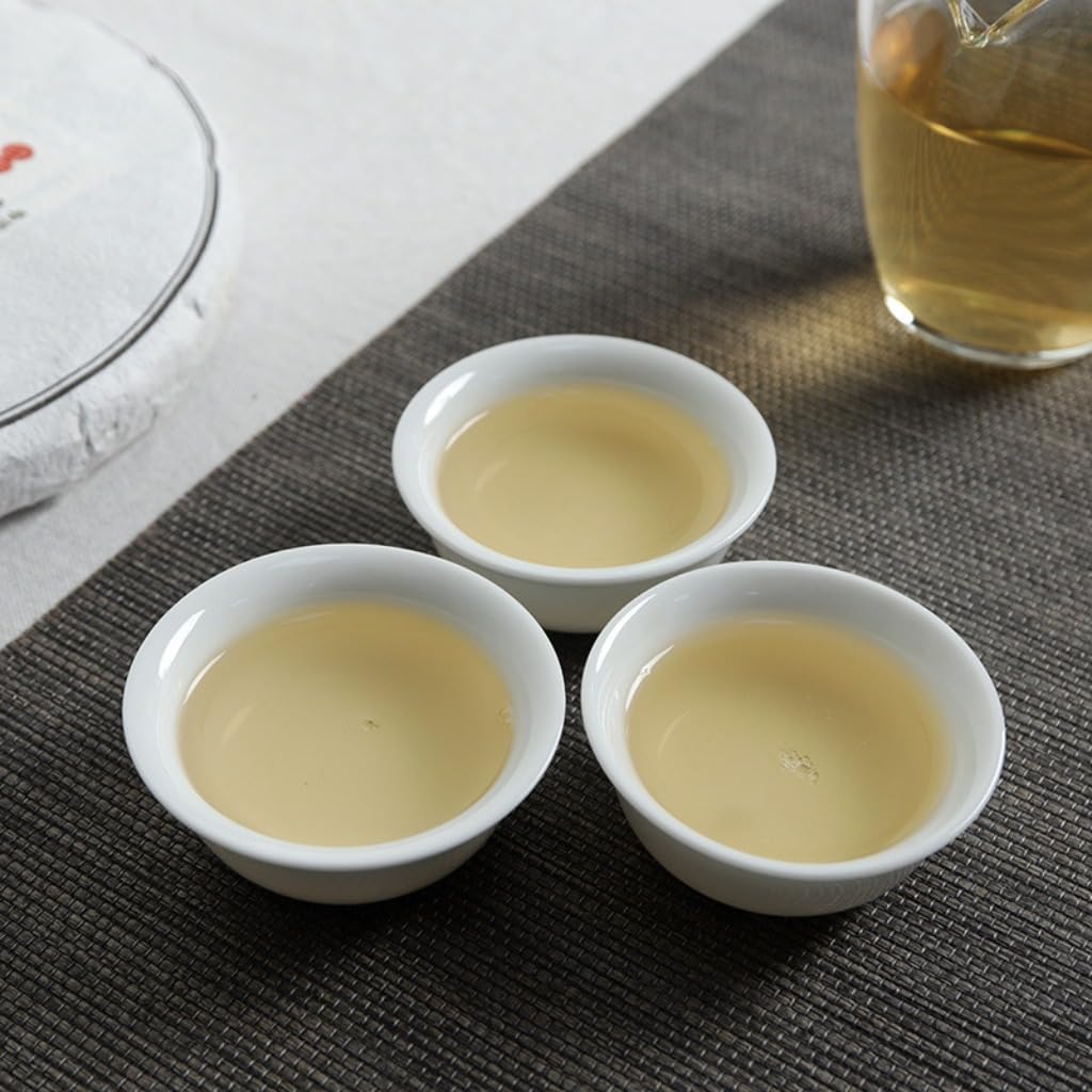 Gâteau De Thé Pu-erh Cru Premium De Collection, Mansong Thé Pu-erh, 357g